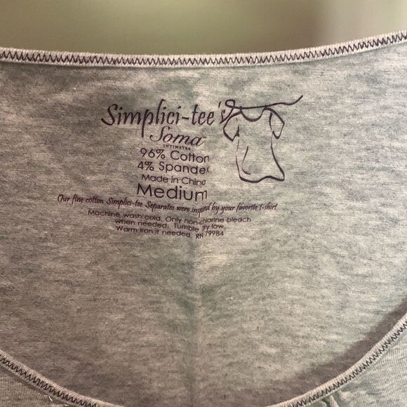 SOMA Gray & Purple Tank - Picture 2 of 4